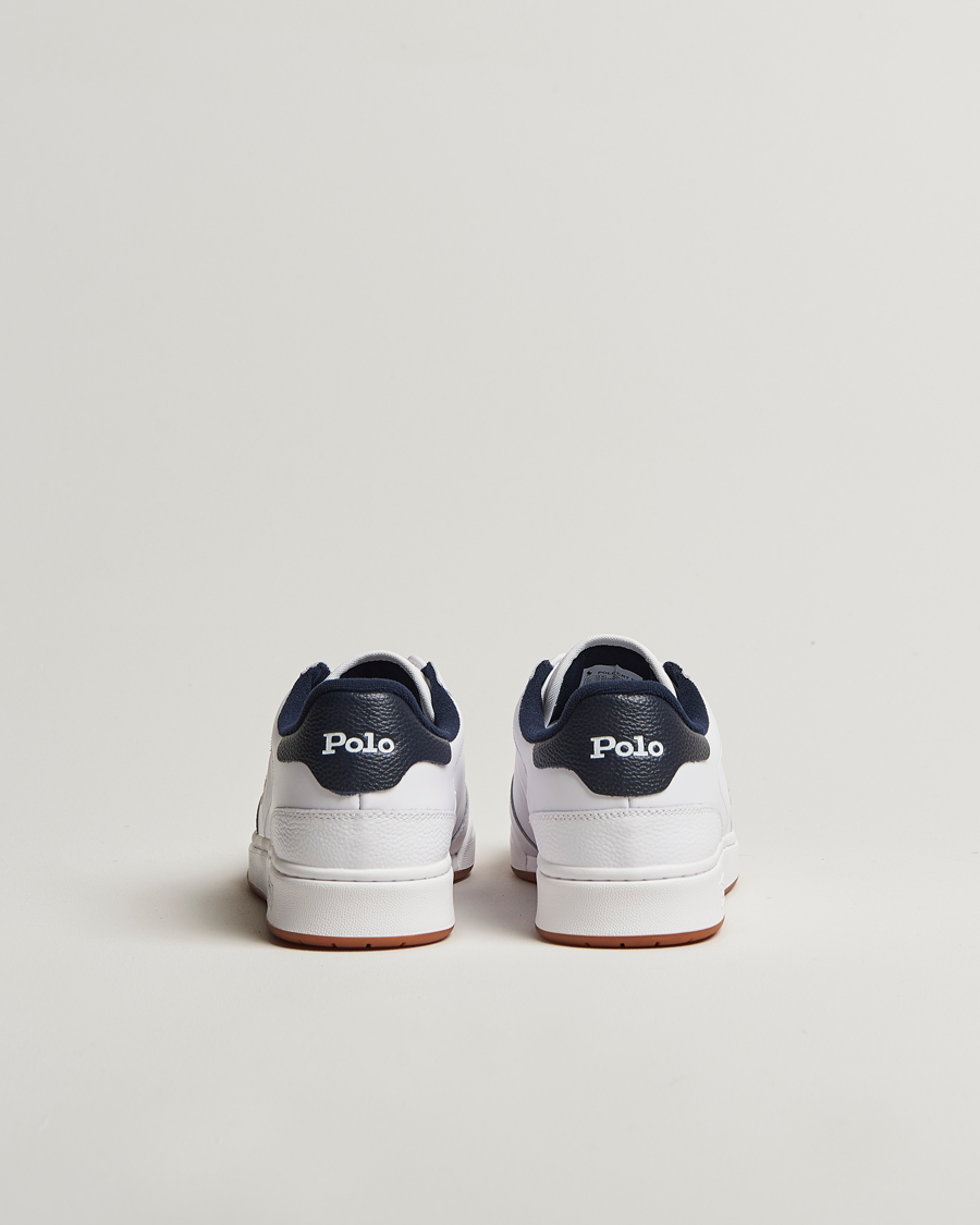 Herr | Sneakers | Polo Ralph Lauren | CRT Leather Sneaker White/Navy