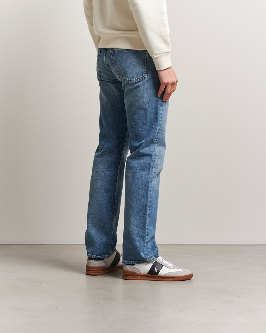 Herr | Sneakers | Polo Ralph Lauren | Aera Leather/Suede Sneaker White/Grey