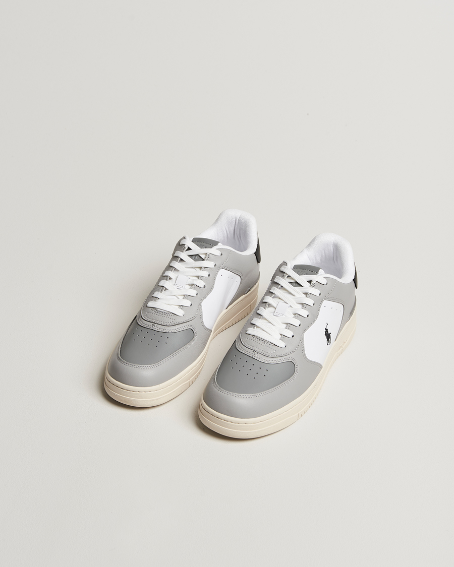 Herr | Sneakers | Polo Ralph Lauren | Masters Court Sneaker Tonal Channel Grey