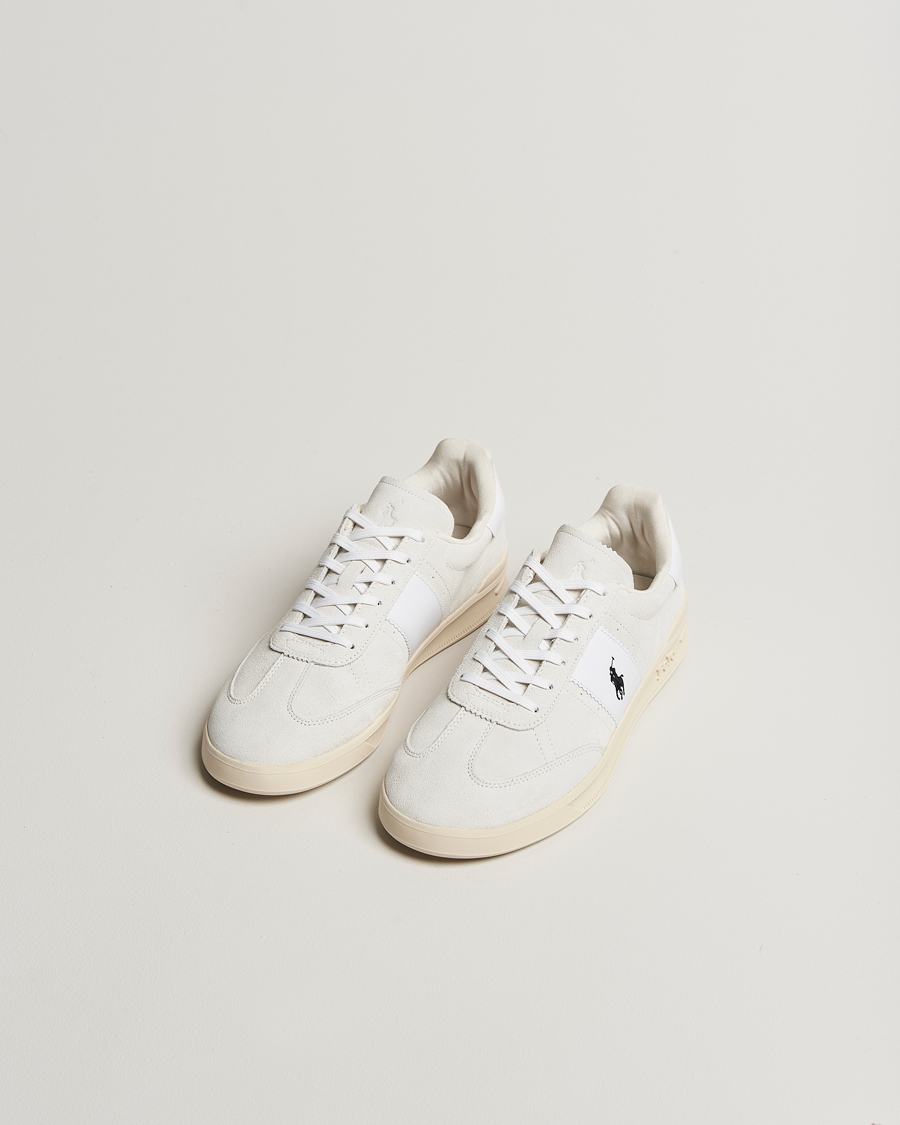 Herr | Sneakers | Polo Ralph Lauren | Aera Suede Sneaker Bianco/White