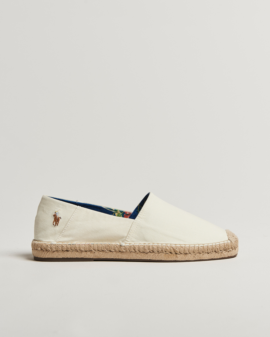 Herr | Espadriller | Polo Ralph Lauren | Cevio Washed Canvas Espadrilles Cream