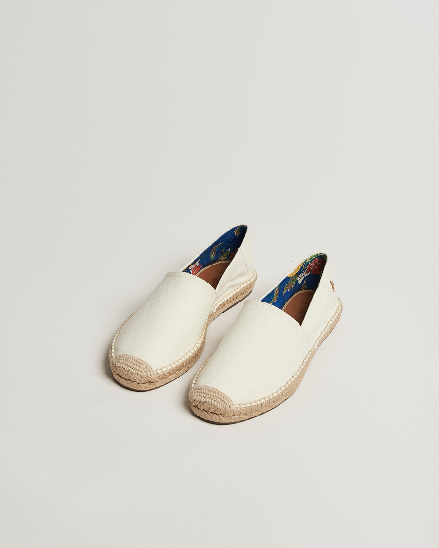 Herr | Espadriller | Polo Ralph Lauren | Cevio Washed Canvas Espadrilles Cream