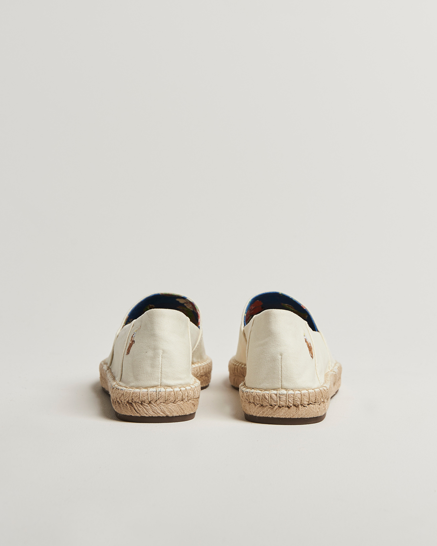 Herr | Espadriller | Polo Ralph Lauren | Cevio Washed Canvas Espadrilles Cream