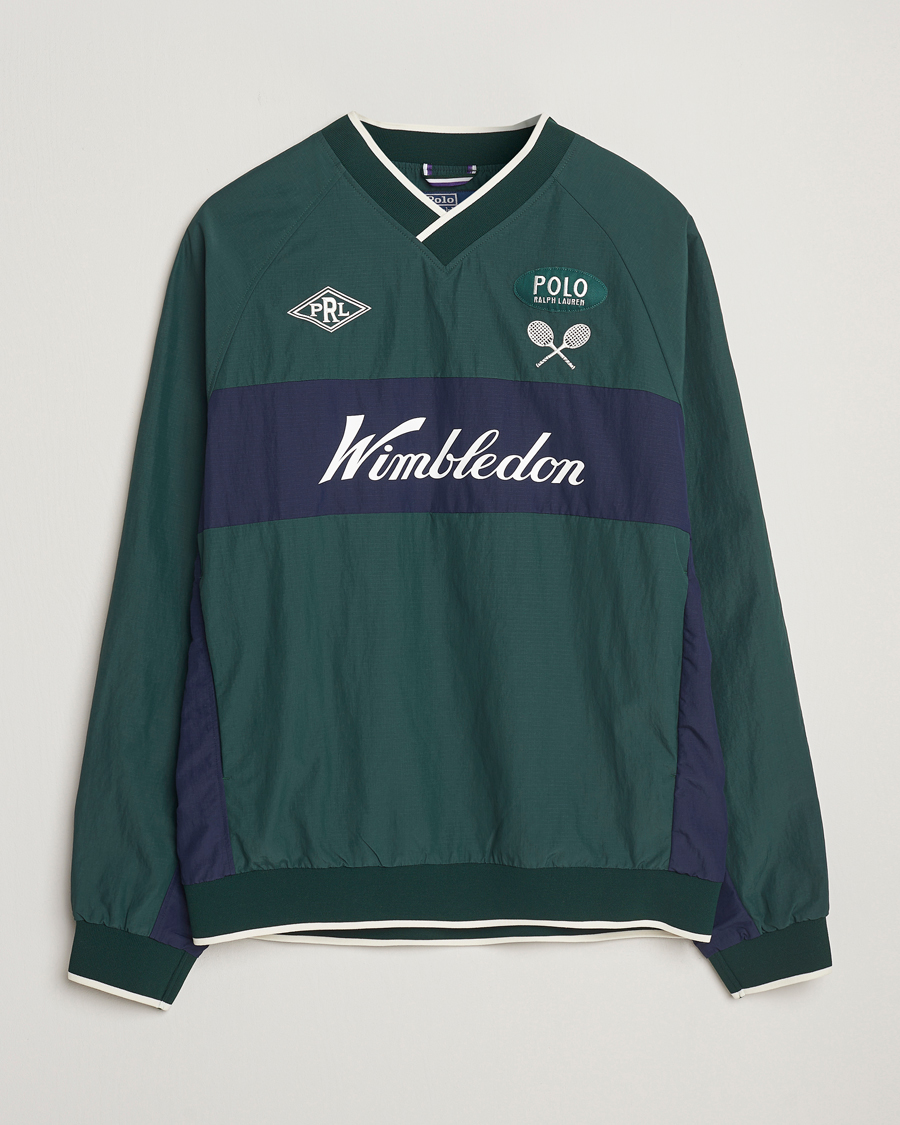 Herr | Tröjor | Polo Ralph Lauren | Wimbledon Tennis Pullover Moss Agate/Refined Navy