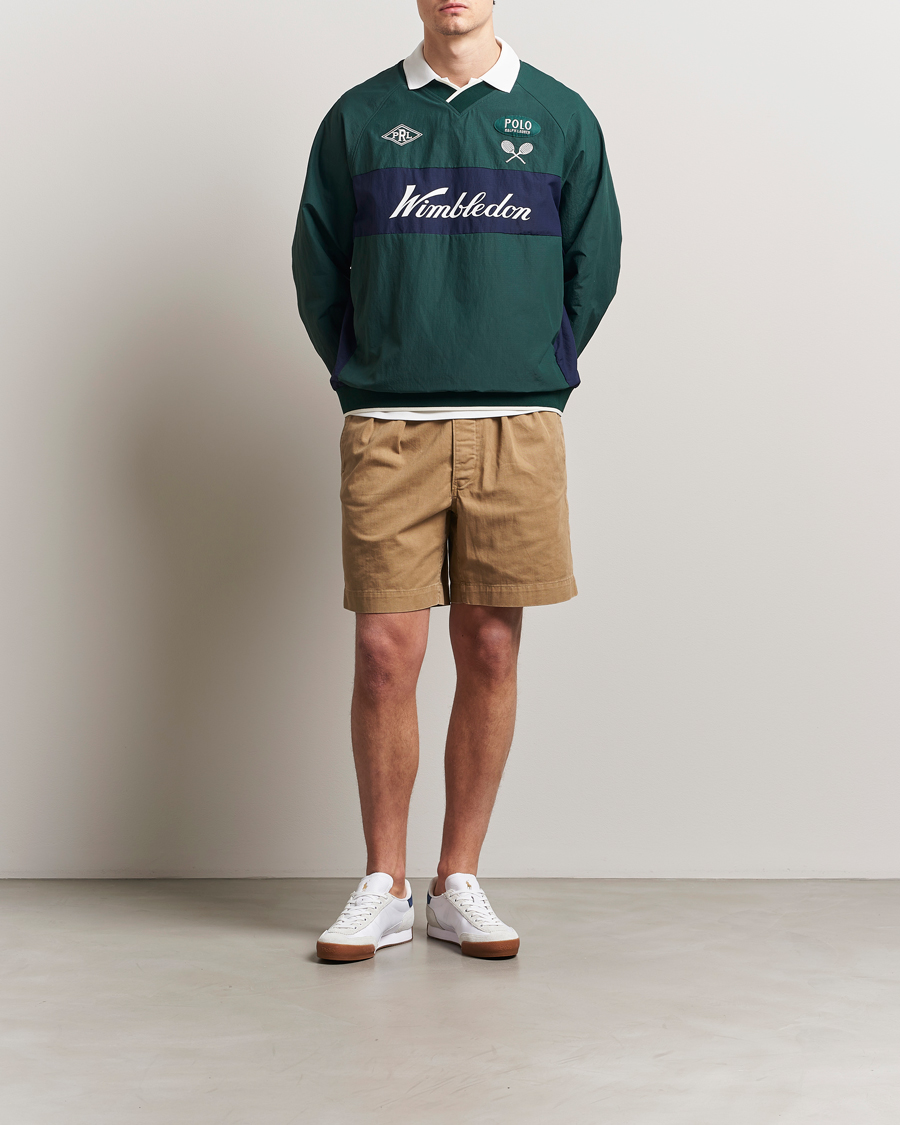 Herr | Tröjor | Polo Ralph Lauren | Wimbledon Tennis Pullover Moss Agate/Refined Navy