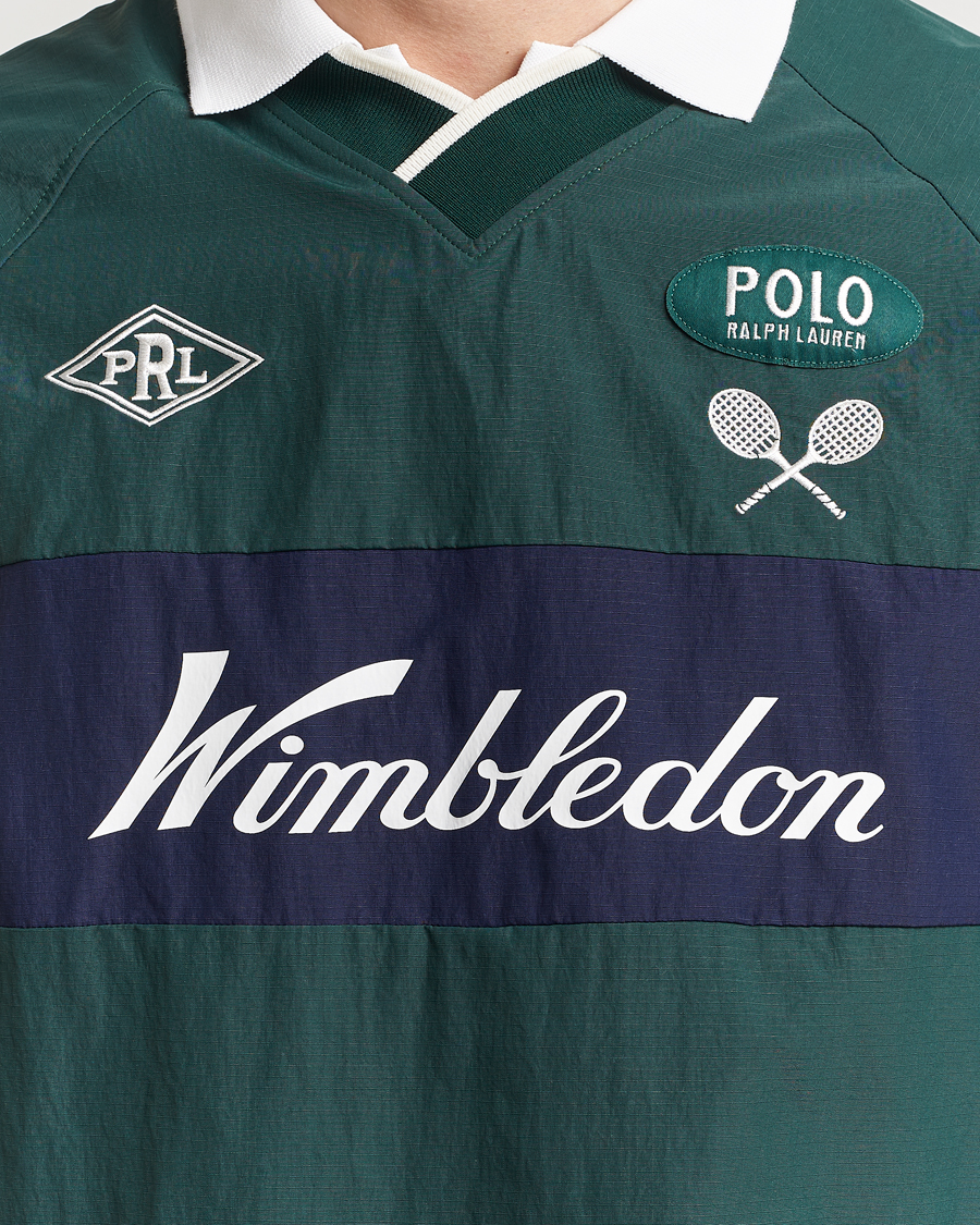 Herr | Tröjor | Polo Ralph Lauren | Wimbledon Tennis Pullover Moss Agate/Refined Navy