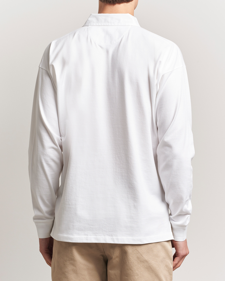 Herr | Pikéer | Polo Ralph Lauren | Wimbledon Long Sleeve Polo Ceramic White