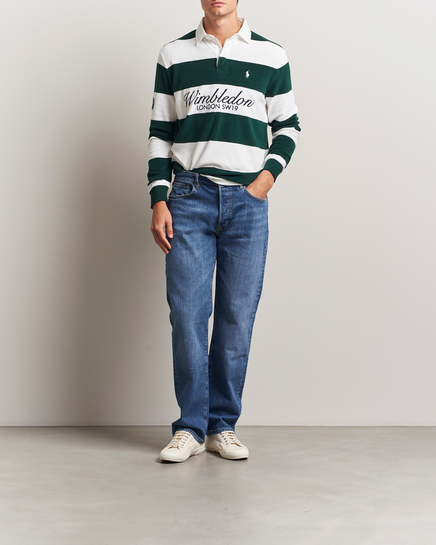 Herr | Tröjor | Polo Ralph Lauren | Wimbledon Rugby Moss Agate/White