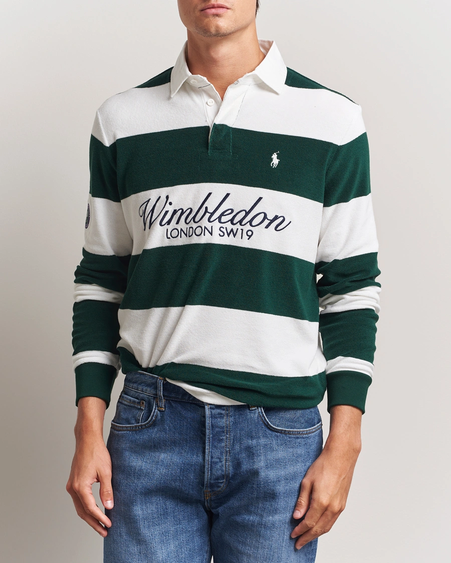 Herr | Tröjor | Polo Ralph Lauren | Wimbledon Rugby Moss Agate/White
