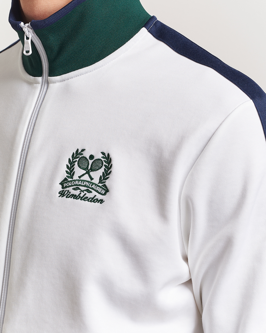 Herr | Tröjor | Polo Ralph Lauren | Wimbledon Full-Zip Ceramic White