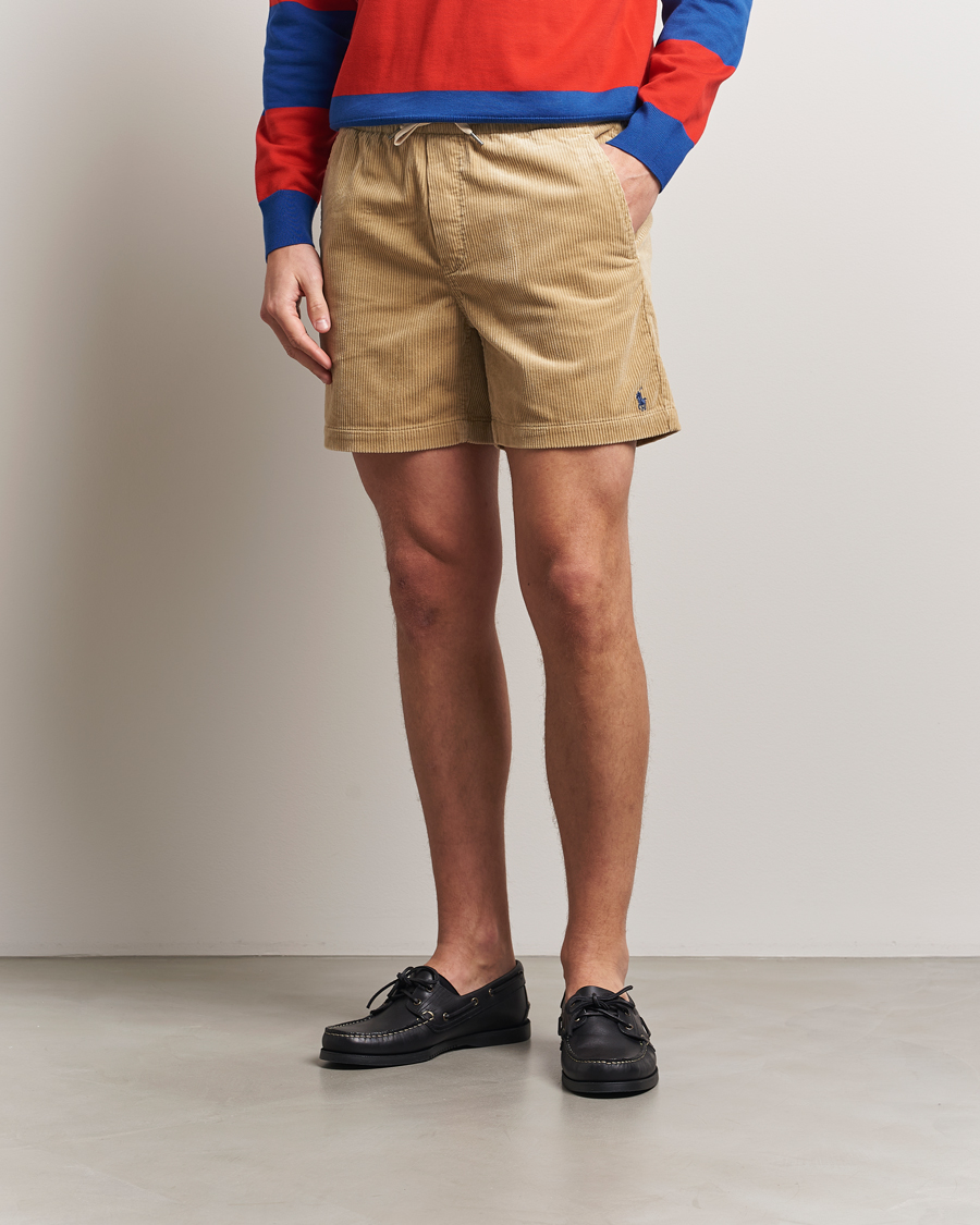 Herr | Shorts | Polo Ralph Lauren | Prepster Corduroy Drawstring Shorts Coastal Beige