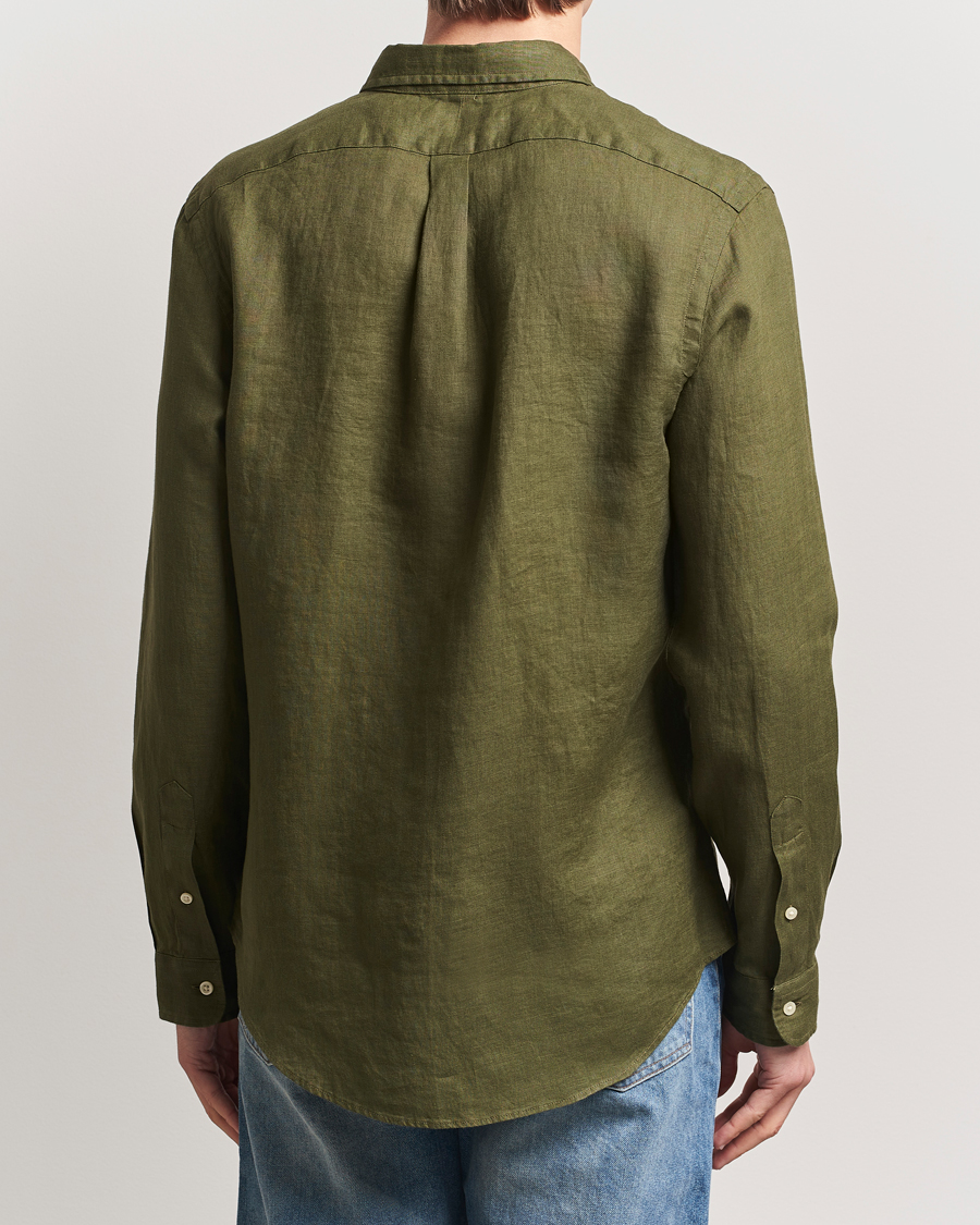 Herr | Skjortor | Polo Ralph Lauren | Slim Fit Linen Shirt New Olive