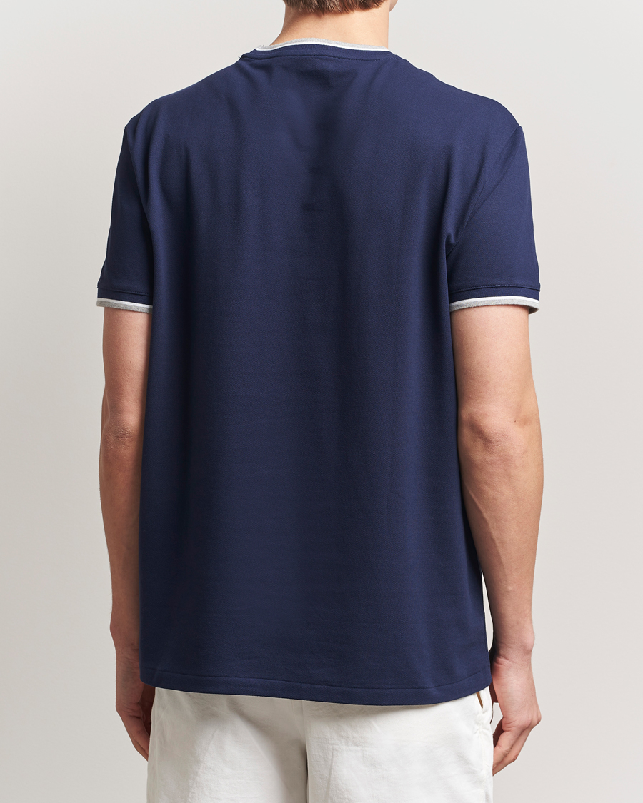 Herr | T-Shirts | Polo Ralph Lauren | Mesh Polo Tee Newport Navy