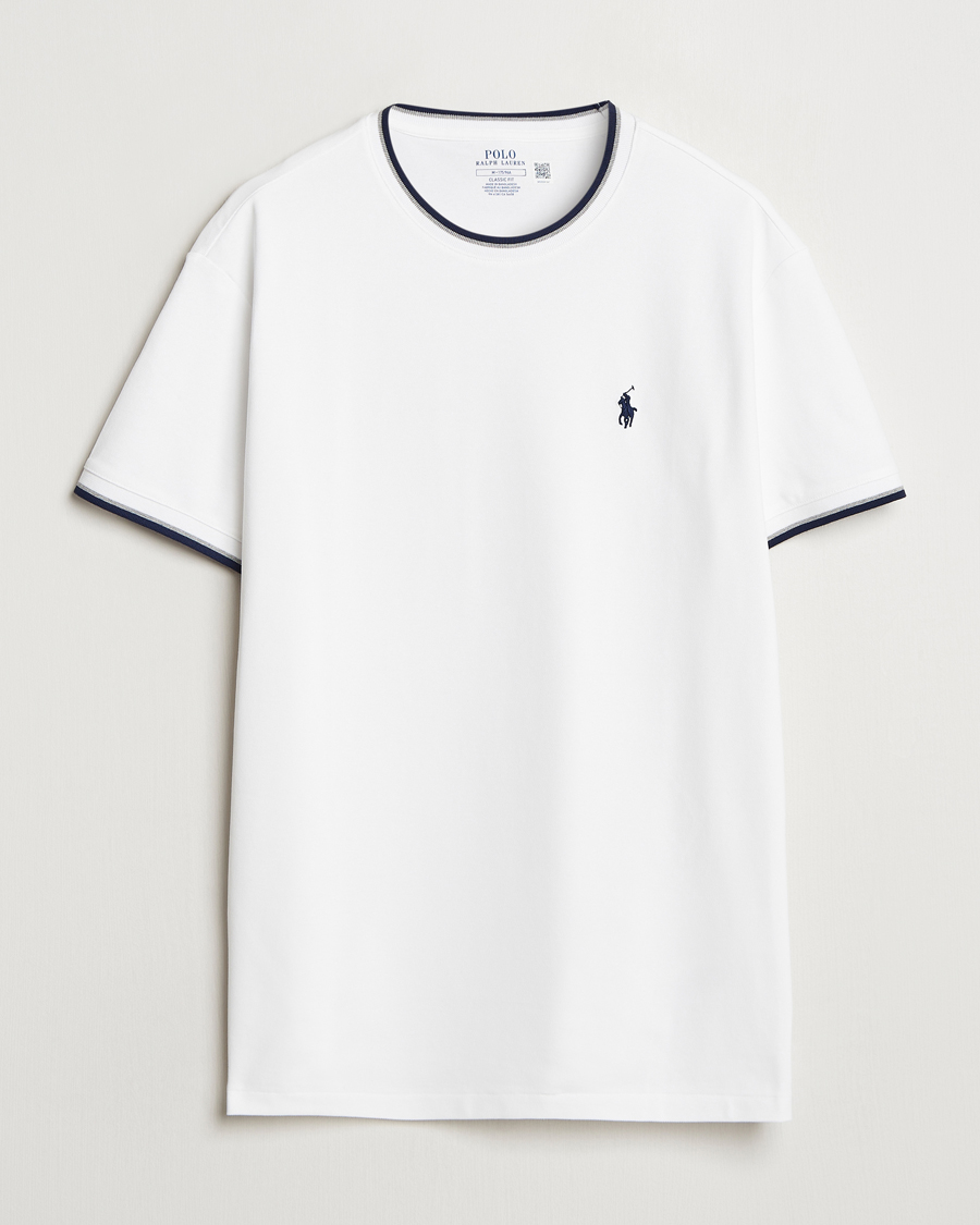 Herr | T-Shirts | Polo Ralph Lauren | Mesh Polo Tee White