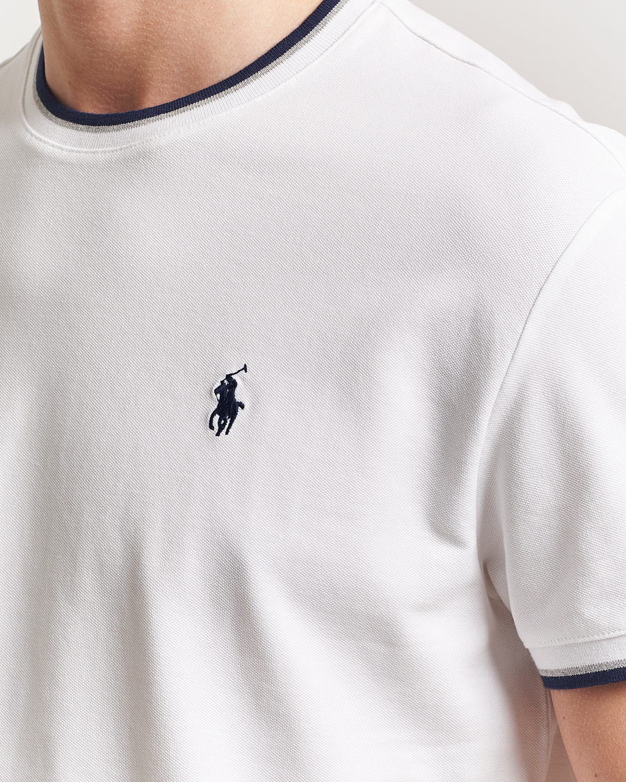 Herr | T-Shirts | Polo Ralph Lauren | Mesh Polo Tee White