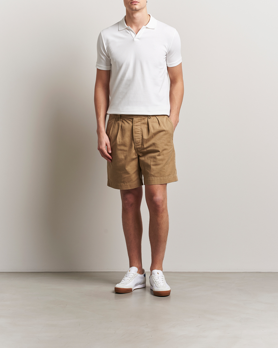 Herr | Pikéer | Polo Ralph Lauren | Custom Slim Fit Dressed Polo White