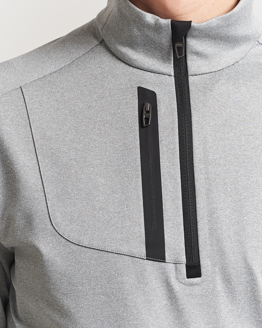 Herr | Tröjor | RLX Ralph Lauren | Luxury Jersey Half Zip Andover Heather