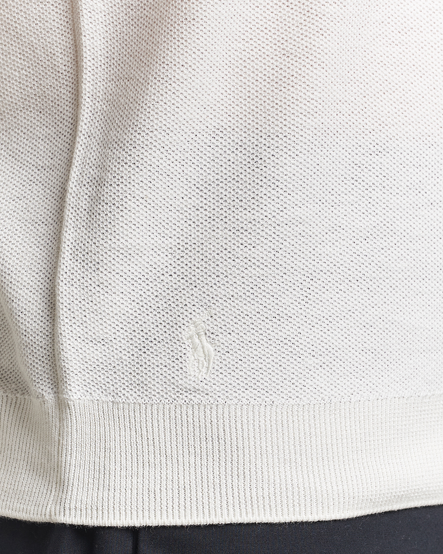 Herr | Tröjor | RLX Ralph Lauren | Cotton Coolmax Pocket Polo White Splash