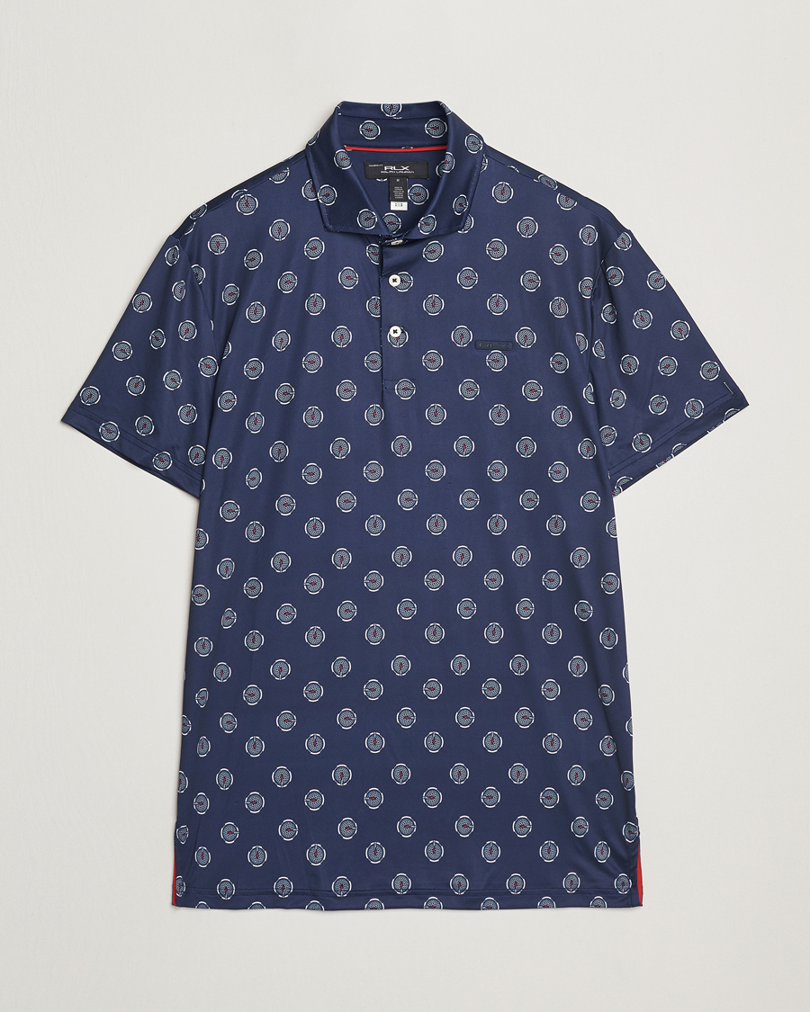Herr | Pikéer | RLX Ralph Lauren | Airflow Active Polo Mini G Golfball/Refined Navy