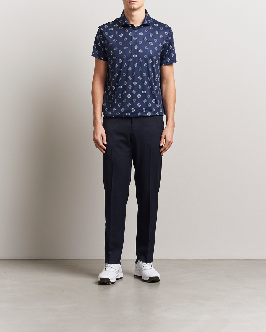 Herr | Pikéer | RLX Ralph Lauren | Airflow Active Polo Mini G Golfball/Refined Navy