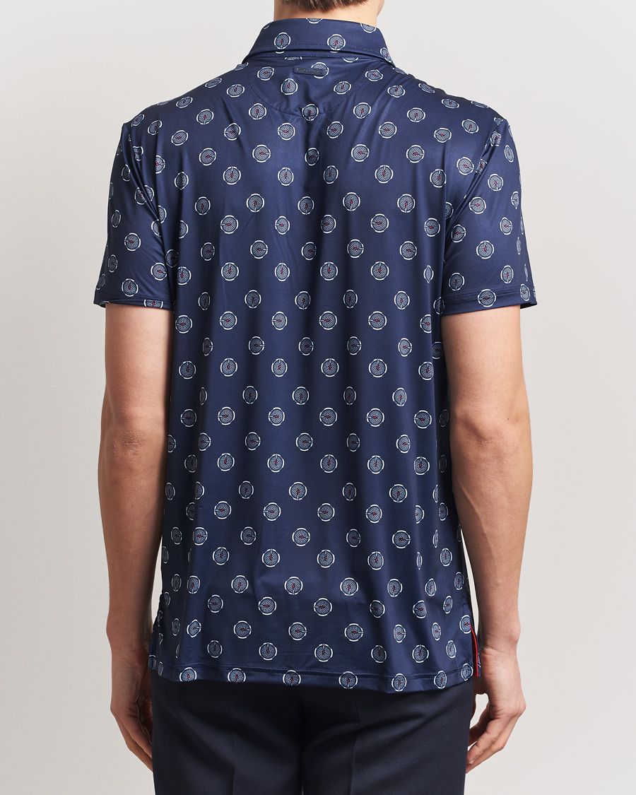 Herr | Pikéer | RLX Ralph Lauren | Airflow Active Polo Mini G Golfball/Refined Navy
