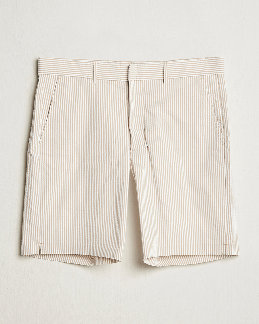 Herr | Shorts | RLX Ralph Lauren | Seersucker Shorts Classic Khaki/Ceramic White