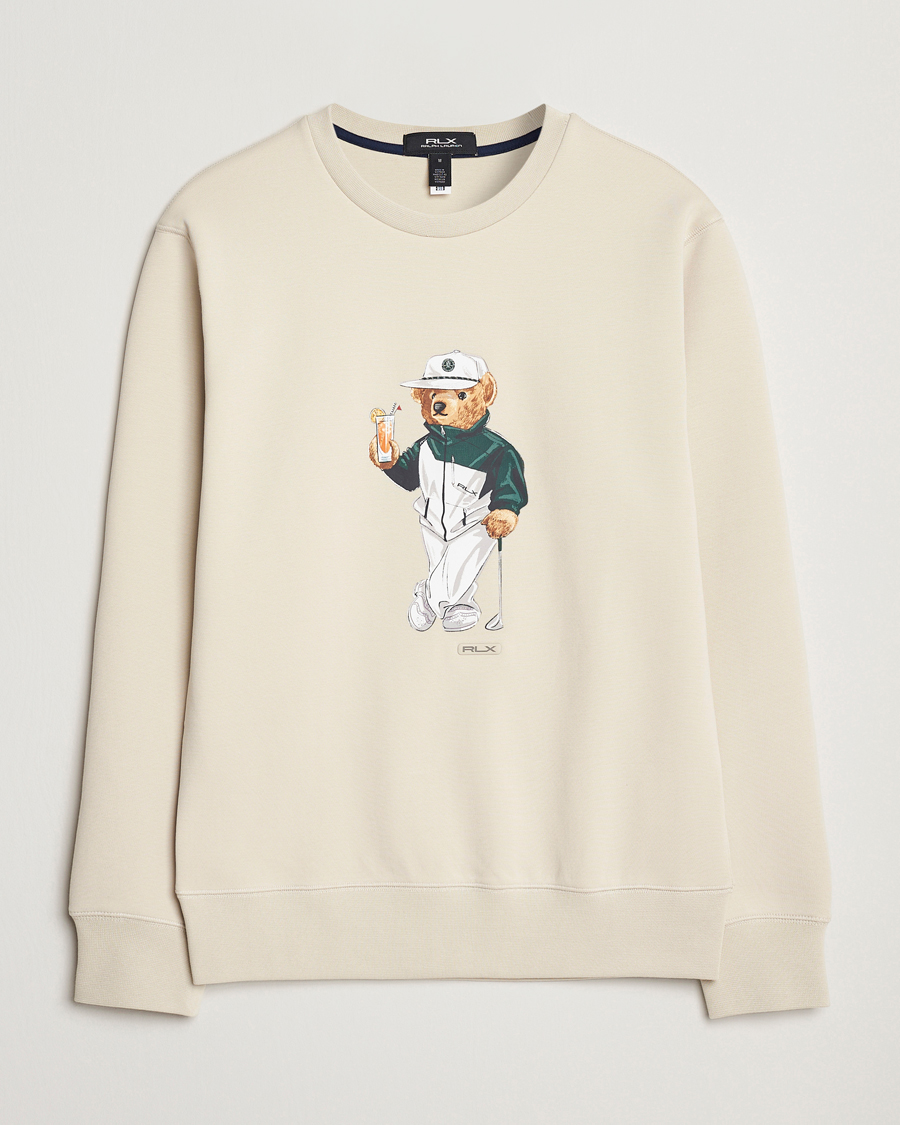 Herr | Tröjor | RLX Ralph Lauren | Golf Bear Active Sweatshirt Basic Sand