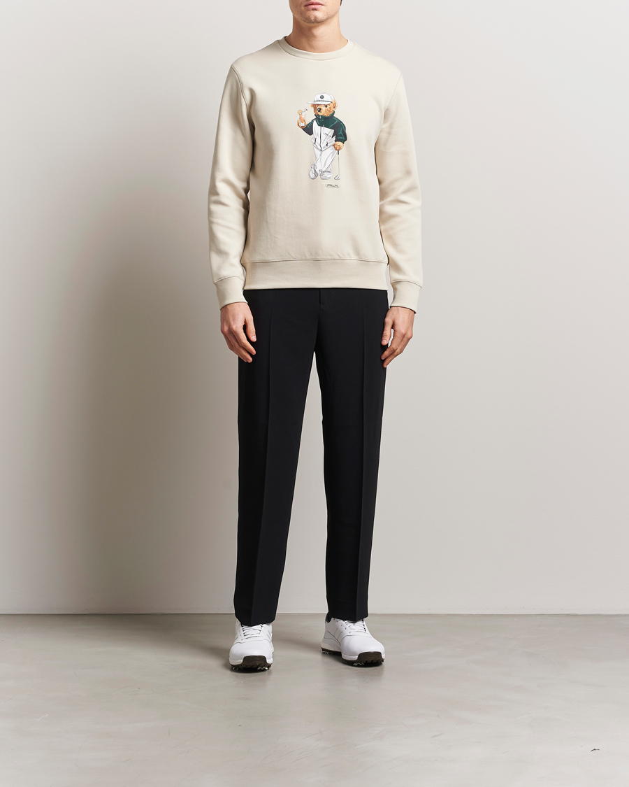 Herr | Tröjor | RLX Ralph Lauren | Golf Bear Active Sweatshirt Basic Sand