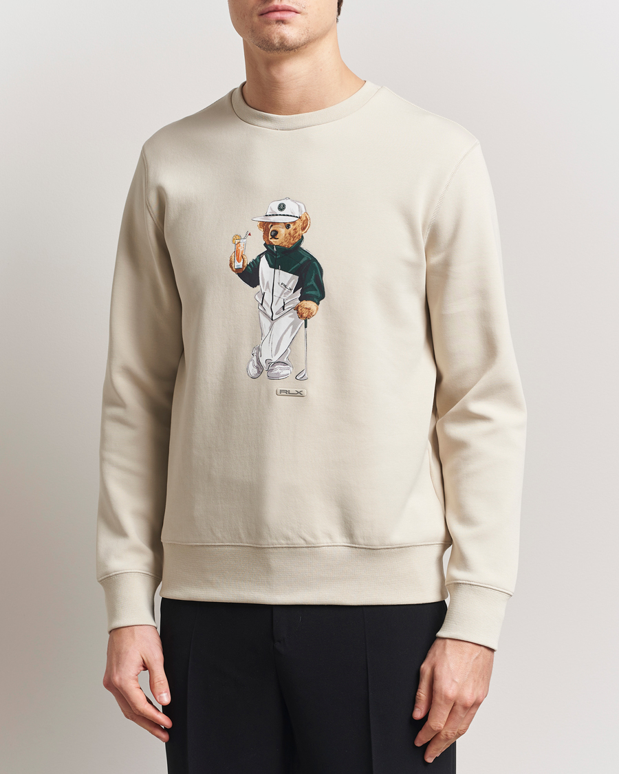 Herr | Tröjor | RLX Ralph Lauren | Golf Bear Active Sweatshirt Basic Sand