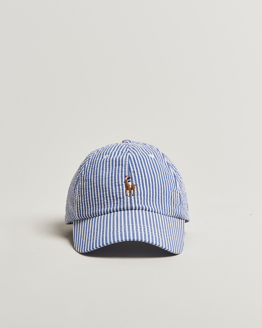 Herr | Hattar & kepsar | Polo Ralph Lauren | Polo Ralph LaurenSeersucker CapCruise Royal