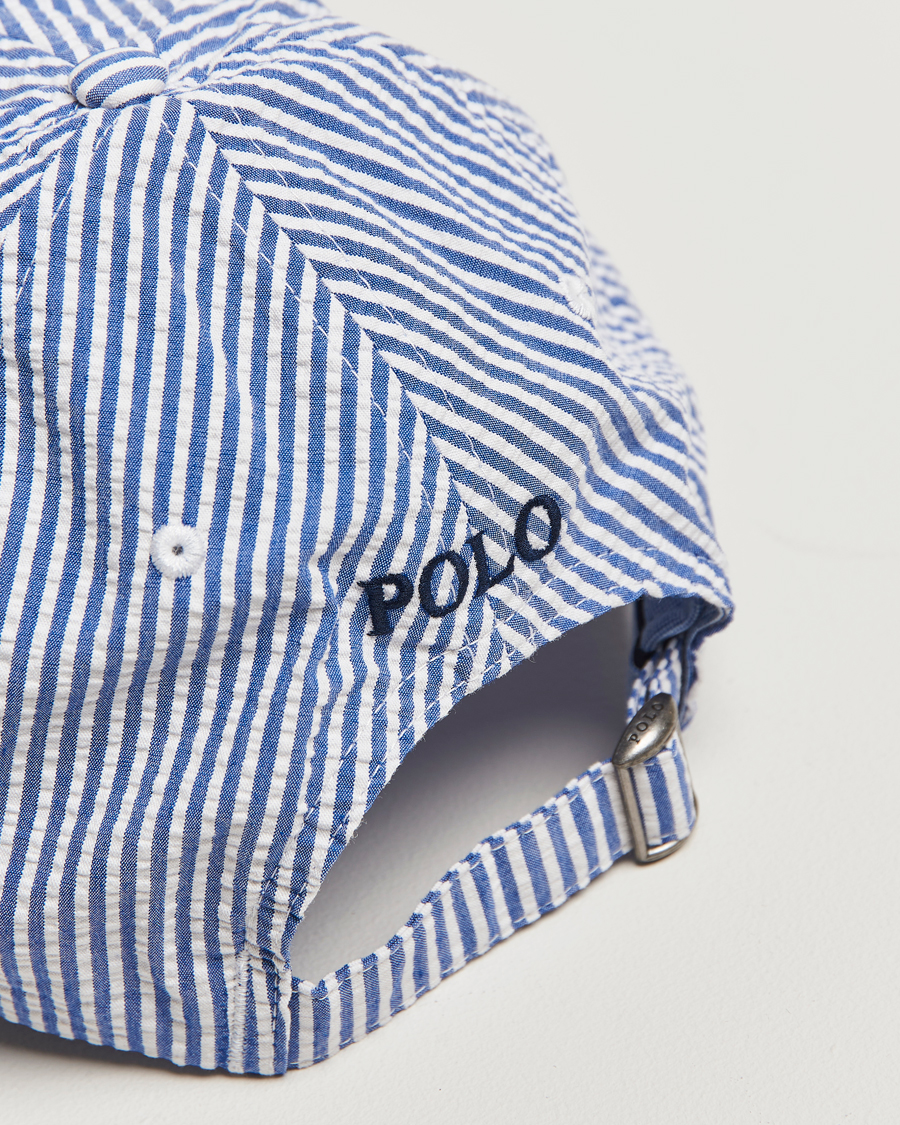 Herr | Hattar & kepsar | Polo Ralph Lauren | Seersucker Cap Cruise Royal