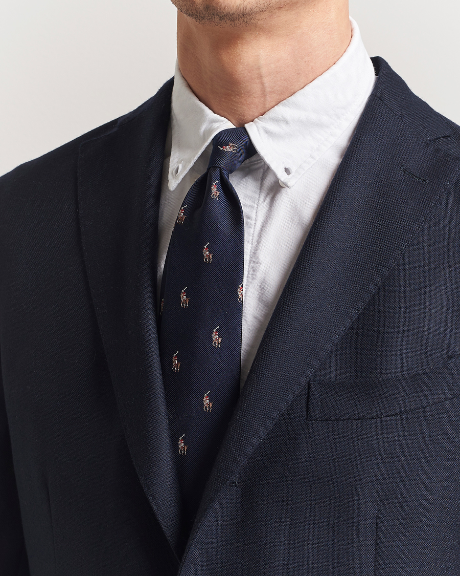Herr | Slipsar | Polo Ralph Lauren | Polo Player Tie Navy