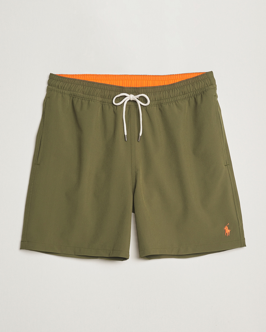 Herr | Badbyxor | Polo Ralph Lauren | Recycled Traveler Swimshorts New Olive