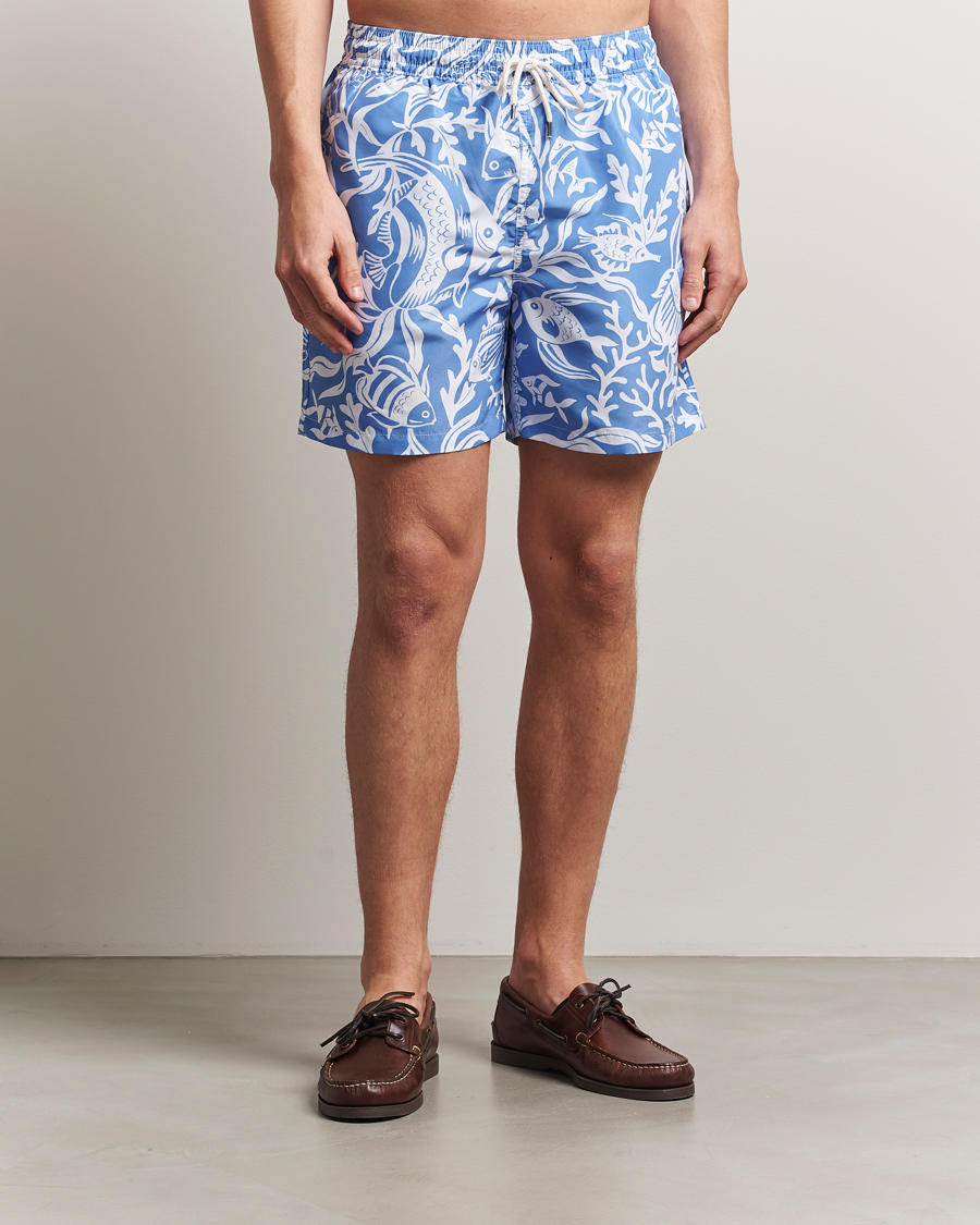 Herr | Badbyxor | Polo Ralph Lauren | Traveler Recyceled Swimshorts Fish Coral