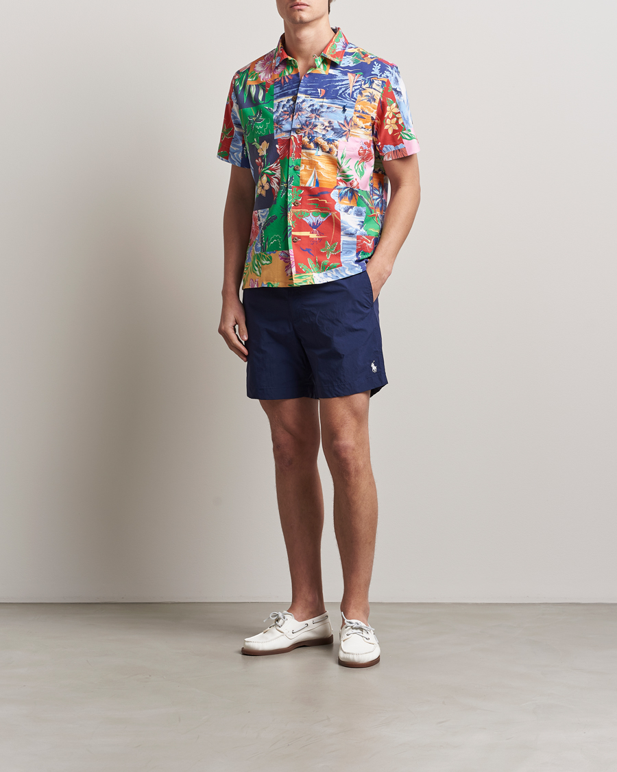 Herr | Badbyxor | Polo Ralph Lauren | Monaco Nylon Swimshorts Newport Navy