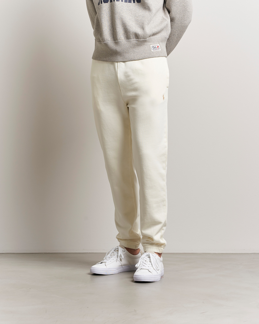 Herr | Byxor | Polo Ralph Lauren | Loopback Terry Sweatpants Clubhouse Cream