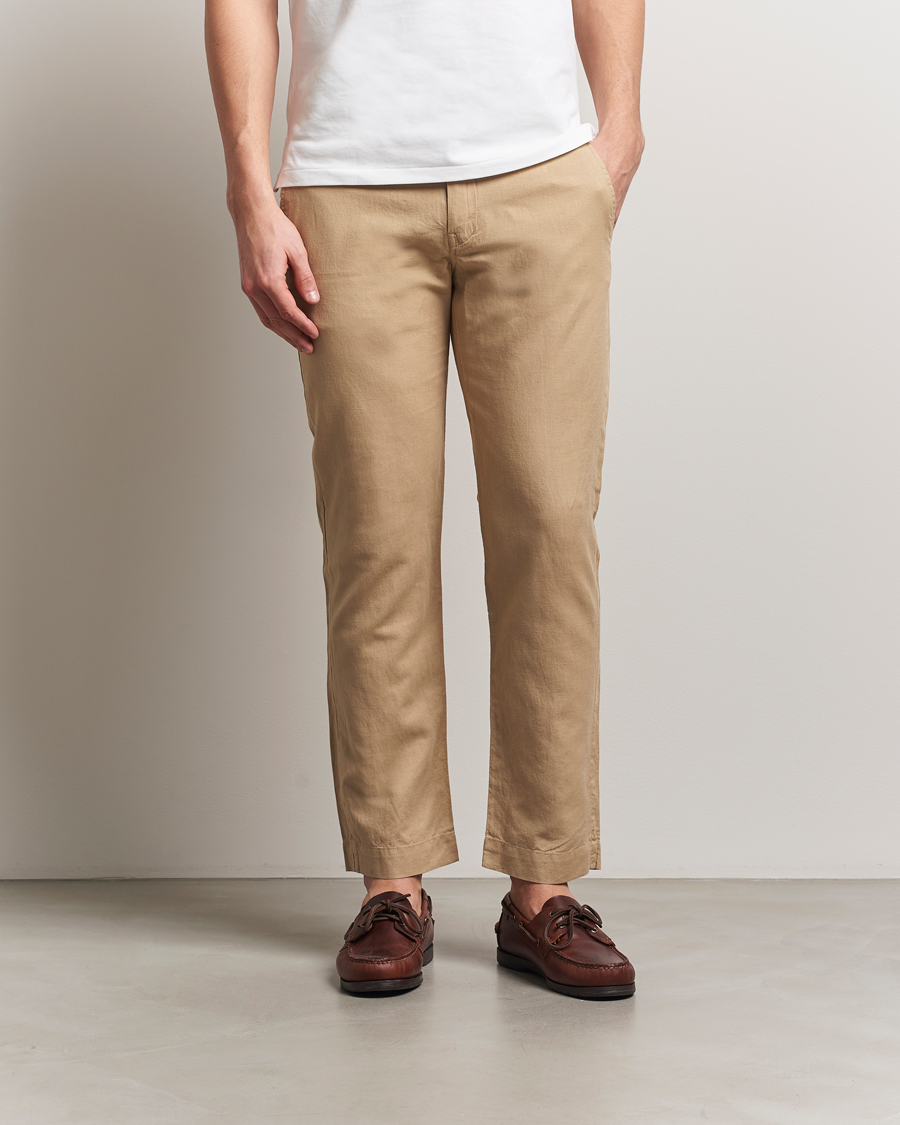 Herr | Byxor | Polo Ralph Lauren | Cotton/Linen Bedford Chinos Coastal Beige