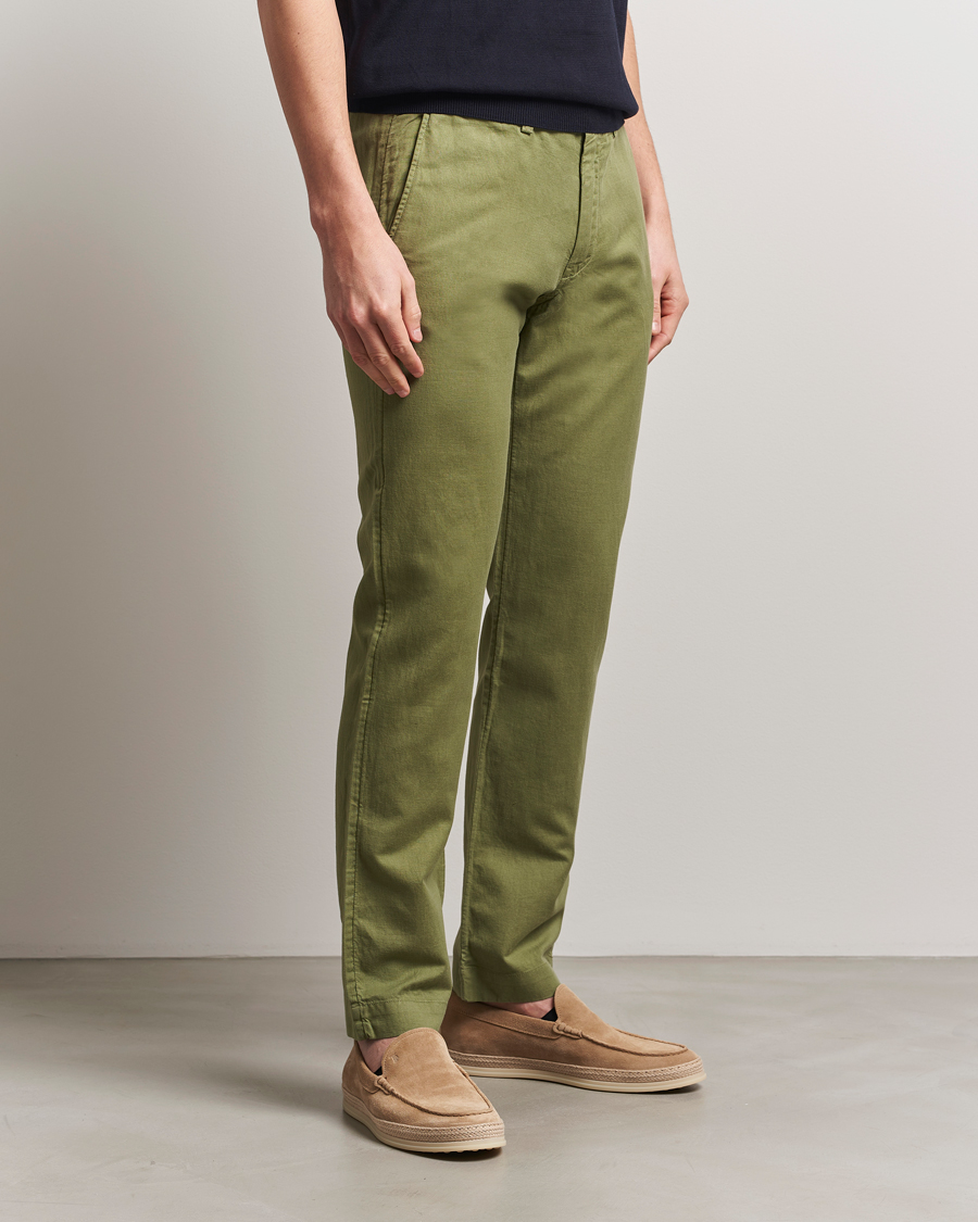 Herr | Byxor | Polo Ralph Lauren | Cotton/Linen Bedford Chinos Tree Green