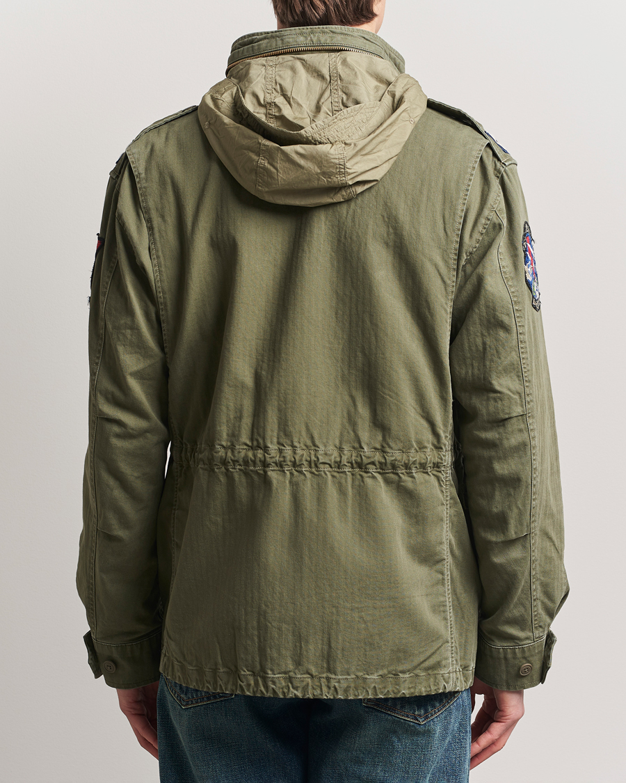 Herr | Jackor | Polo Ralph Lauren | Herringbone Field Jacket Olive Mountain