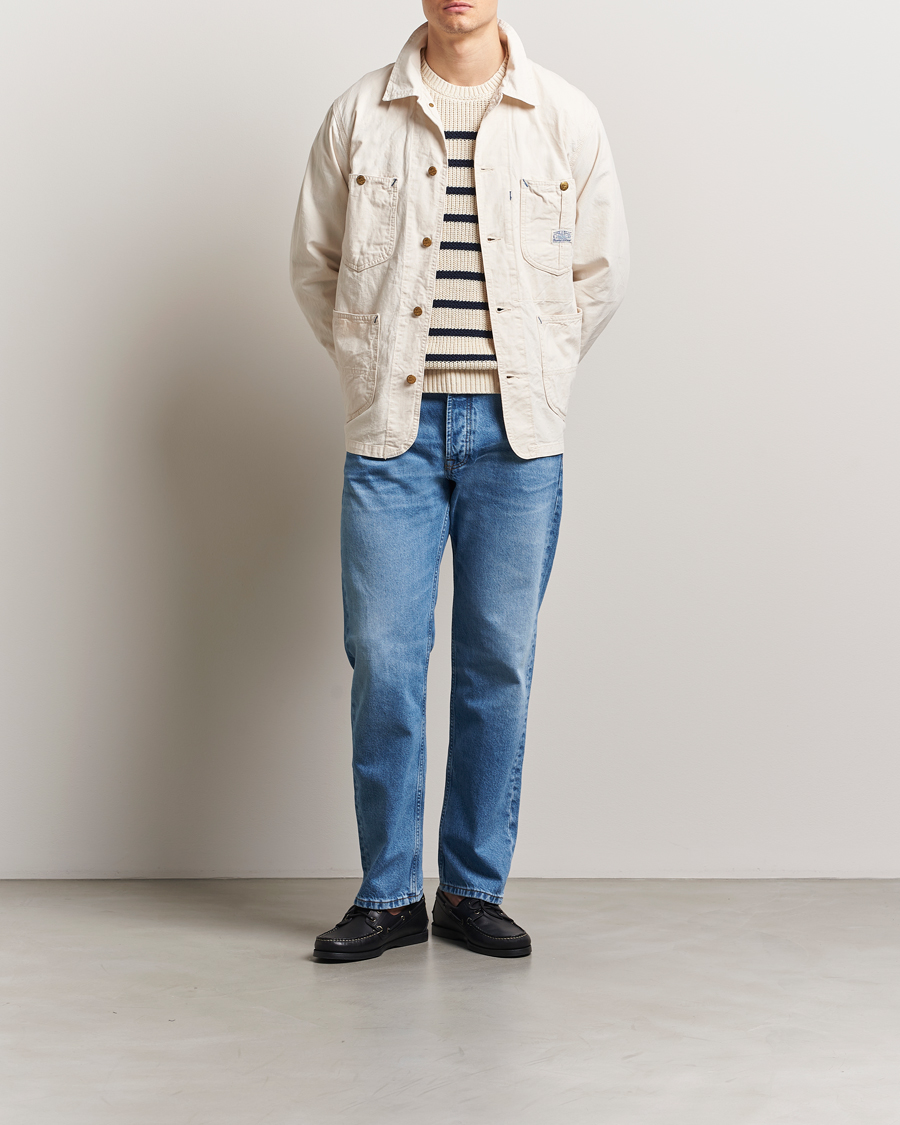 Herr | Jackor | Polo Ralph Lauren | Unlined Drill Twill Shirt Jacket Barlows White