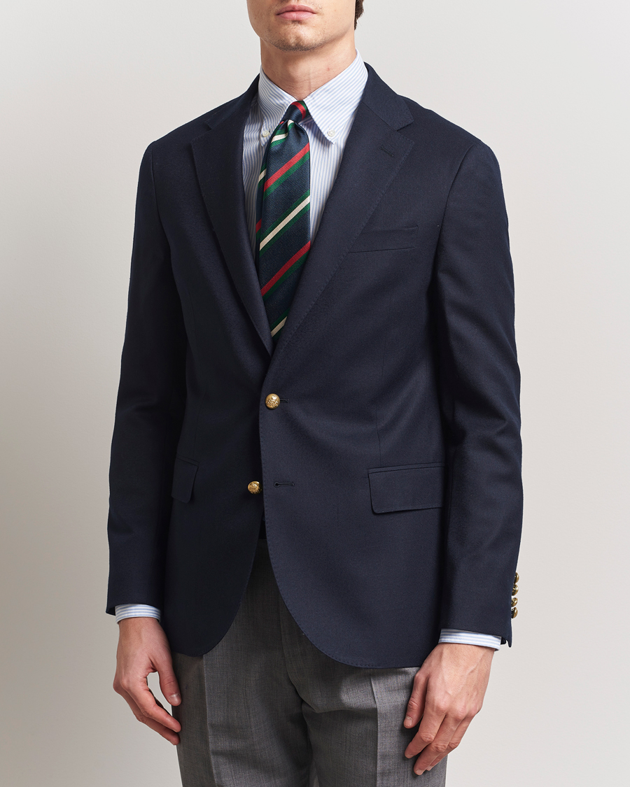 Herr | Kavajer | Polo Ralph Lauren | Wool Single Breasted Sportcoat Navy