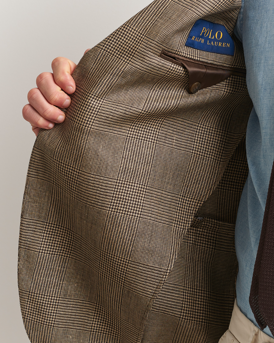 Herr | Kavajer | Polo Ralph Lauren | Glenplaid Sportcoat Tan/Brown