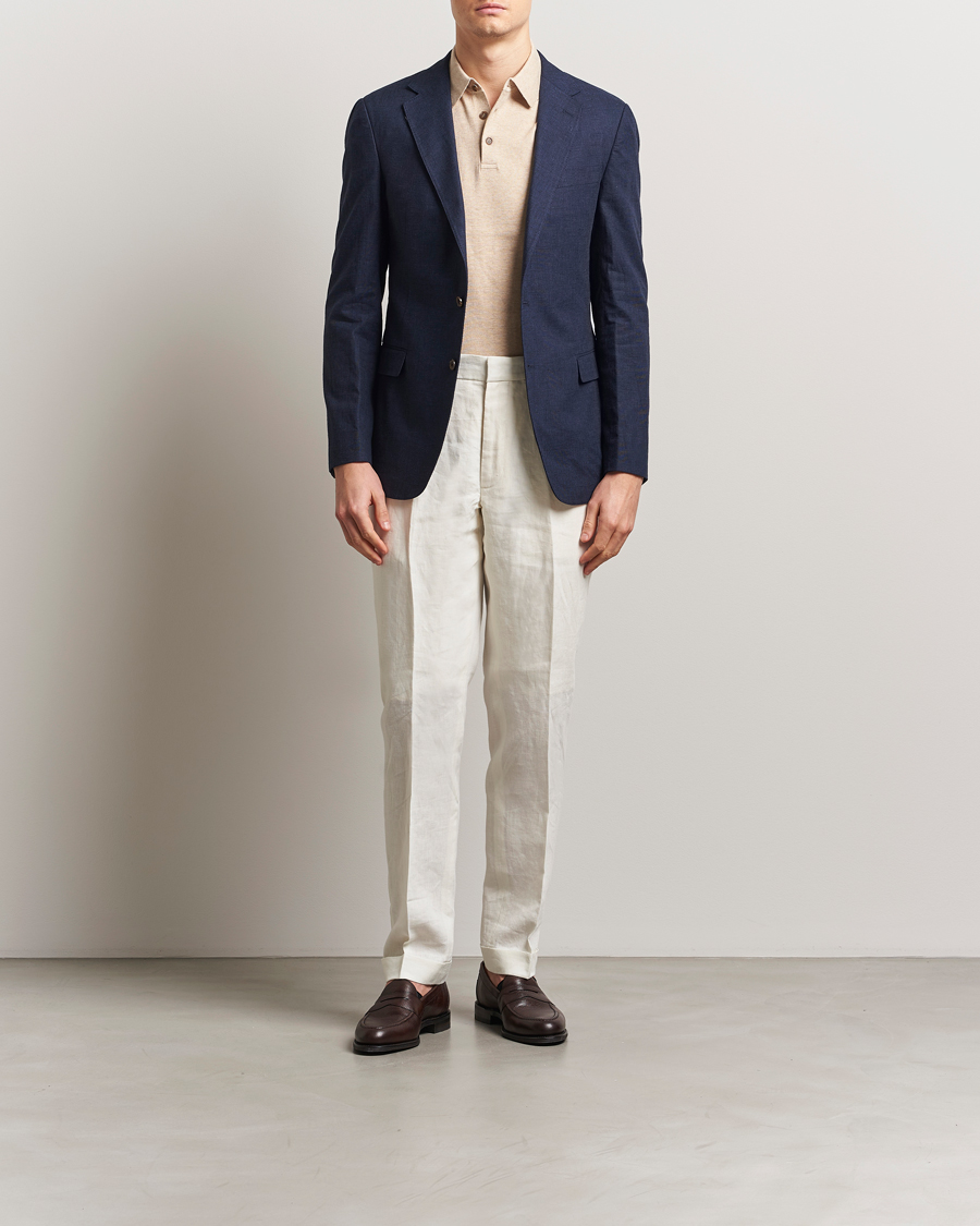 Herr | Kavajer | Polo Ralph Lauren | Tonal Glenplaid Sportcoat Dark Navy/Navy