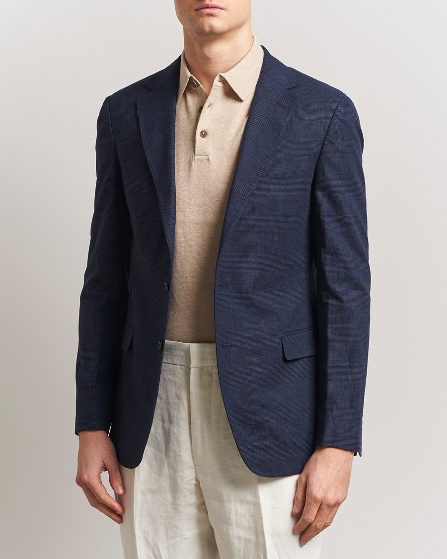 Herr | Kavajer | Polo Ralph Lauren | Tonal Glenplaid Sportcoat Dark Navy/Navy