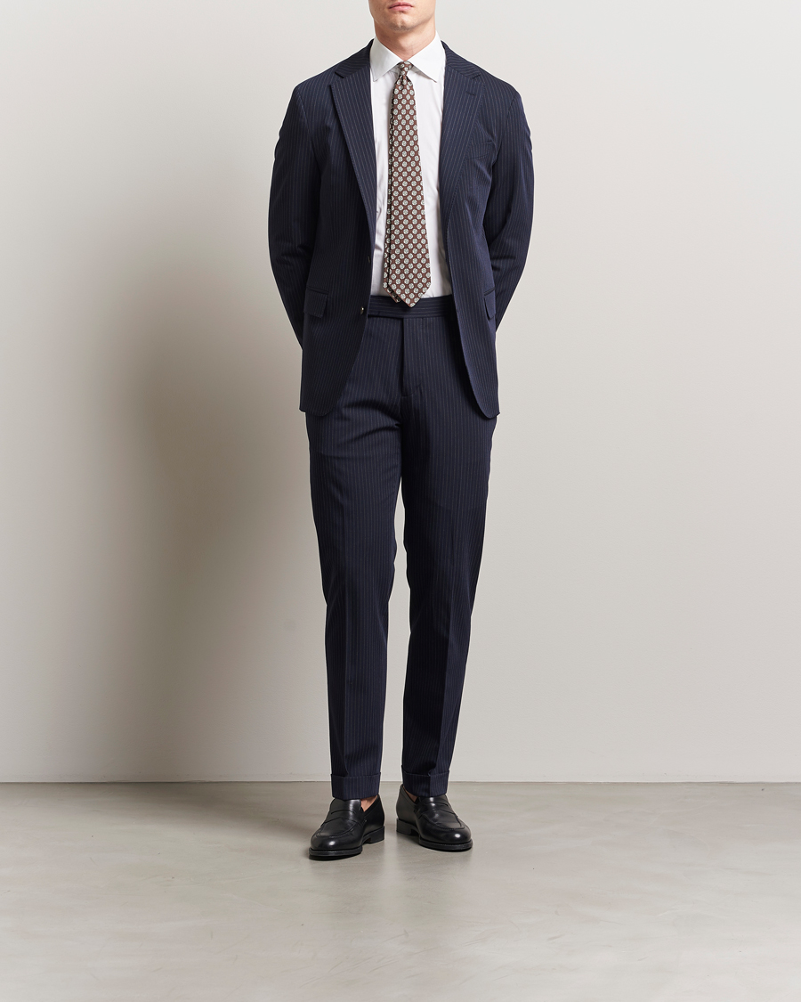 Herr | Kavajer | Polo Ralph Lauren | Twill Pinstriped Suit Jacket Navy/Grey