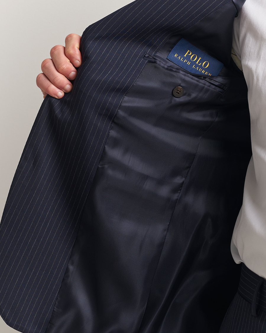 Herr | Kavajer | Polo Ralph Lauren | Twill Pinstriped Suit Jacket Navy/Grey