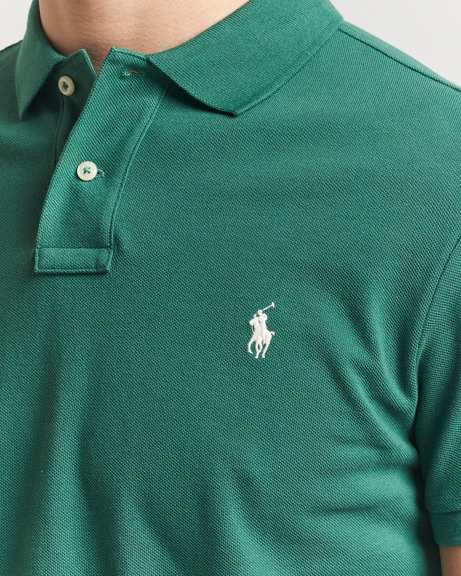 Herr | Pikéer | Polo Ralph Lauren | Custom Slim Fit Polo Antique Green