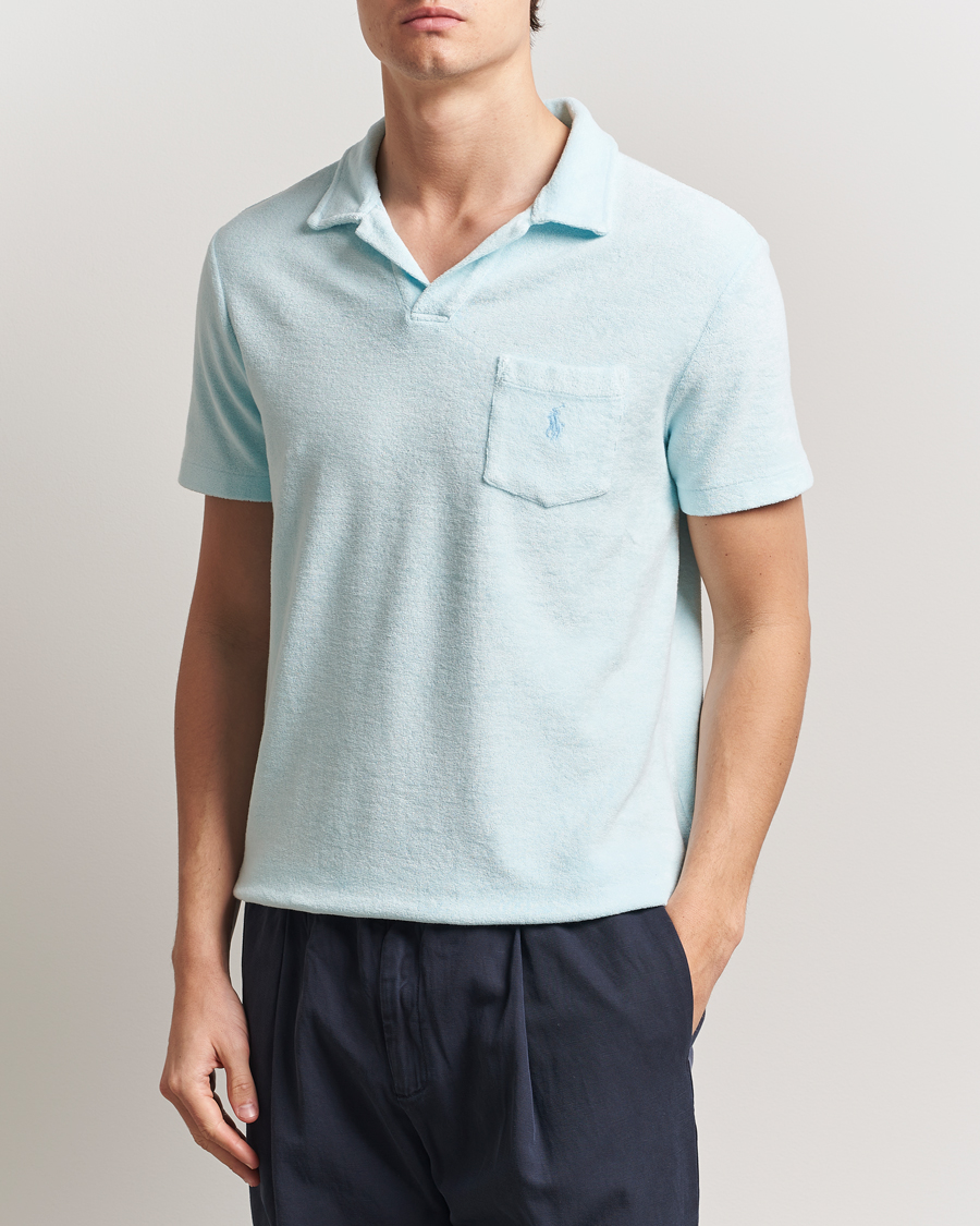 Herr | Pikéer | Polo Ralph Lauren | Cotton Terry Polo Sky