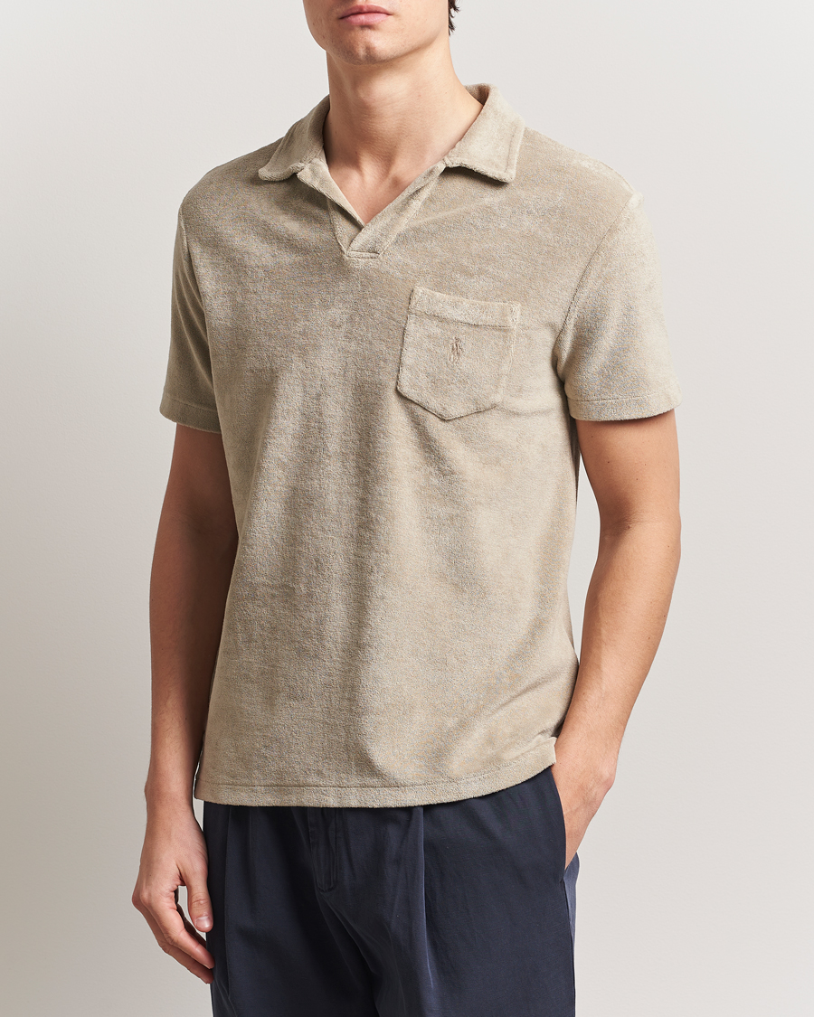 Herr | Pikéer | Polo Ralph Lauren | Cotton Terry Polo Olive