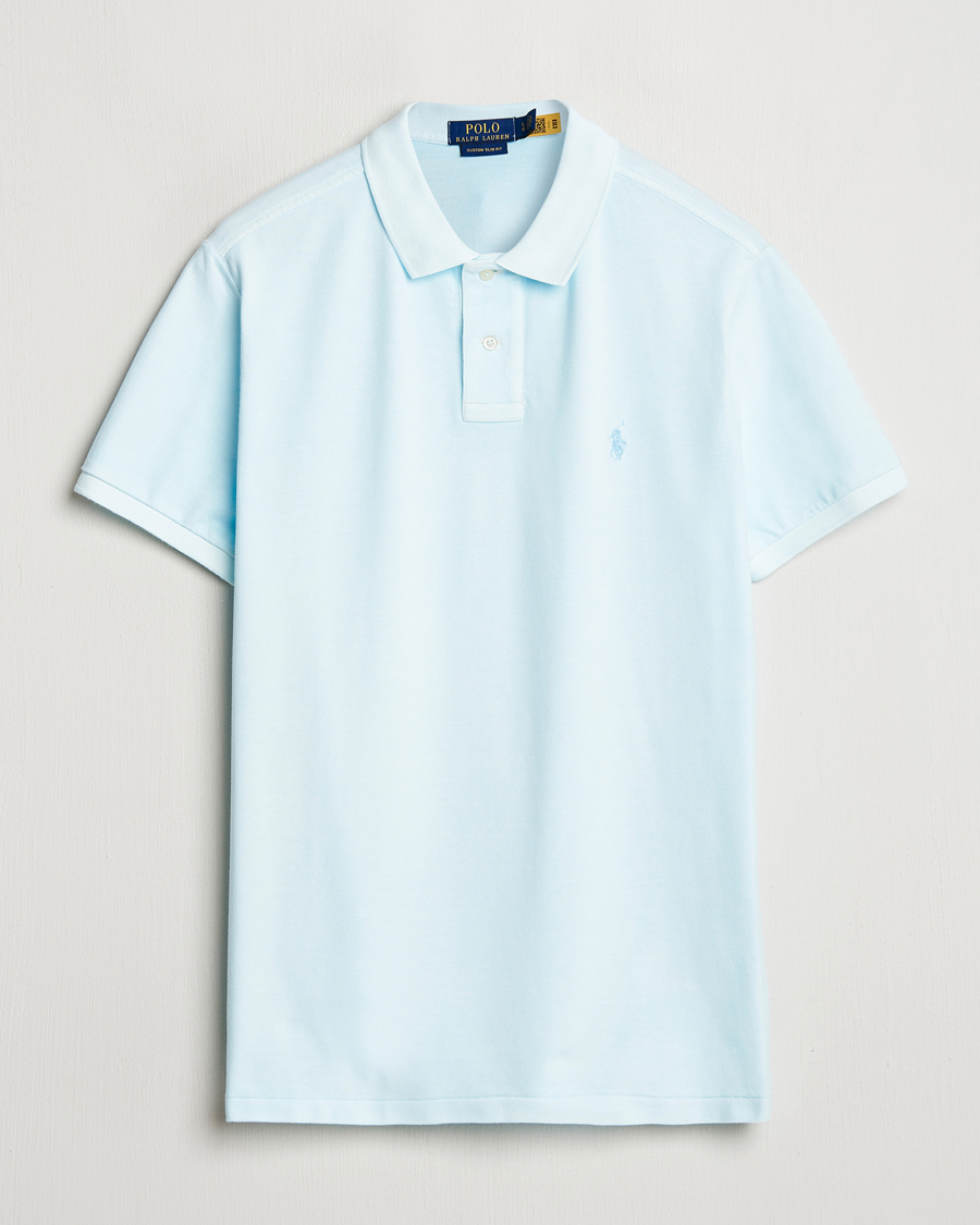 Herr | Pikéer | Polo Ralph Lauren | Custom Slim Fit Polo Sky
